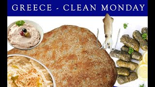 Greece - Clean Monday - The food of Clean Monday - Greek Orthodox Resimi