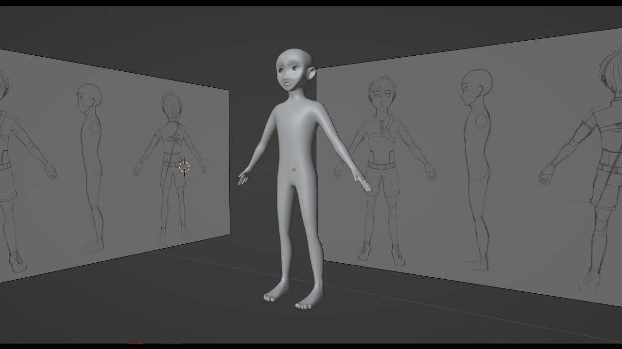 Blender 3D Modelling Tutorial : Membuat karakter part 4 - YouTube