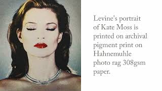 Chris Levine's portrait of Kate Moss 'Stillness is a Portal to the Divine'