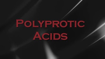 Polyprotic Acids