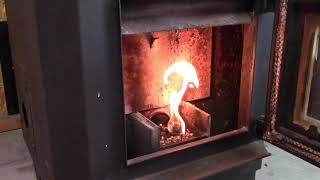 My garage heater, Older Englander Pellet Stove review