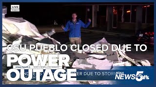 Hundreds Without Power CSU Pueblo Closed