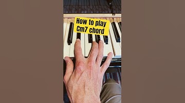 Cm7 #pianotutorial #keyboardlessons #musictheory #studymusic #musiclessons #chordstutorial