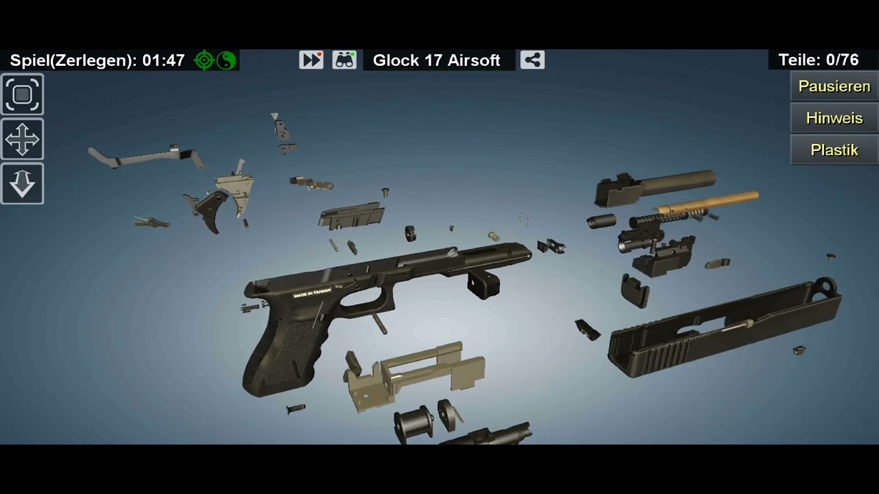 Glock 17 Airsoft - Full Disassembly & Assembly