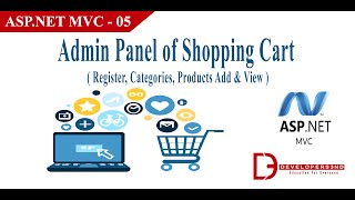 Shopping Cart ASP.NET MVC in Urdu / Hindi | Admin Panel of Shopping Cart in MVC-05 -Developers3nd