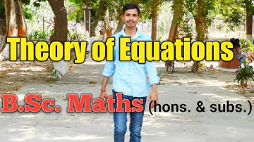 🔴Theory of Equation (03)//TMBU & MU 🔴 B.Sc Maths part 1(hons or subs)