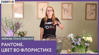 Pantone.Модные цвета 2018/Мастер-класс по флористике Ольги Шаровой и компании 7ЦВЕТОВ