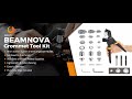 Beamnova grommet tool kit 8mm 10mm 12mm hand press multisize eyelet pliers kit with 900 grommets
