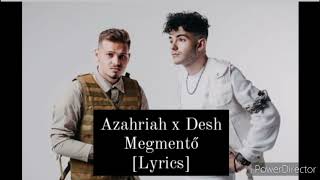 Azahriah x Desh - Megmentő [Lyrics]