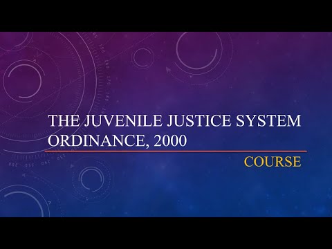 Juvenile Justice System, 2000 | Pakistan Legal Awareness