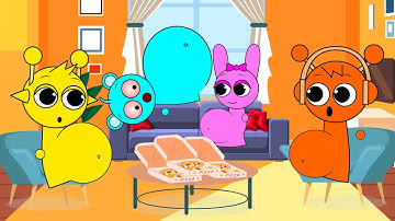 Incredibox Sprunki: Orens epische mislukte feestje: grappige momenten