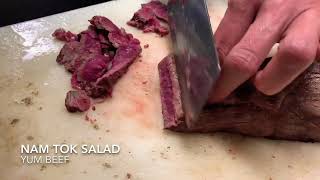 How To Make Laap Nam Tok Yum Beef Salad