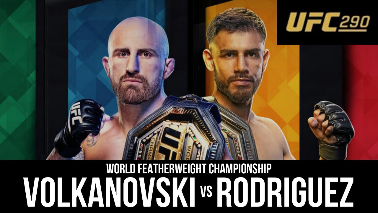 🔴 UFC 290 Live Stream Volkanovski vs Rodriguez + Moreno vs Pantoja Full Show Watch Along