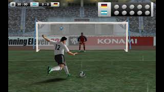 WE 2021  Argentina Vs Germany Android mobile gameplay football match penalty shootout HD screenshot 5