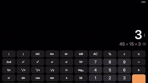Best free calculator on iPad.