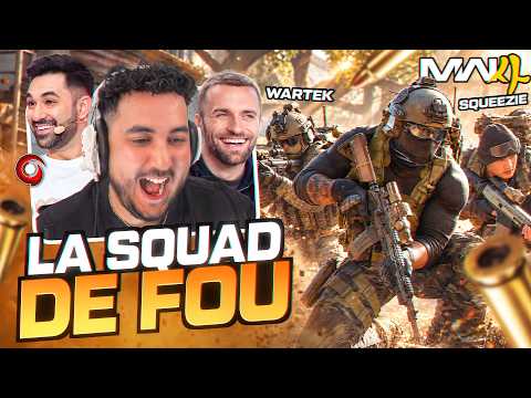 THE BEST SQUAD ON MW4 (with Squeezie & WaRTeK)