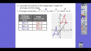 Translations - Module 17.1 (Integrated Math 1) Profile