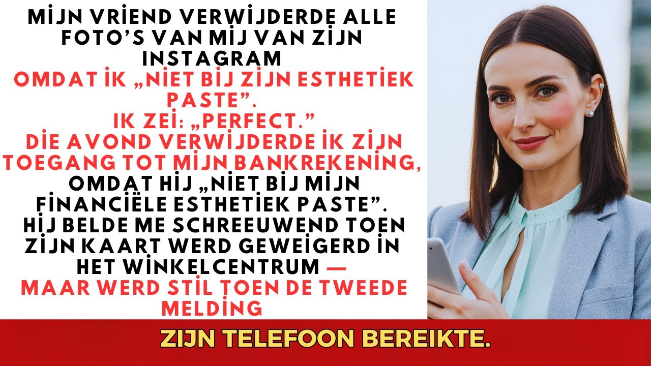 Mijn vriend verwijderde al mijn foto’s van Instagram omdat ik niet bij zijn esthetiek paste