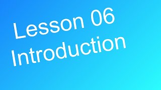 cse341 L06 Introduction