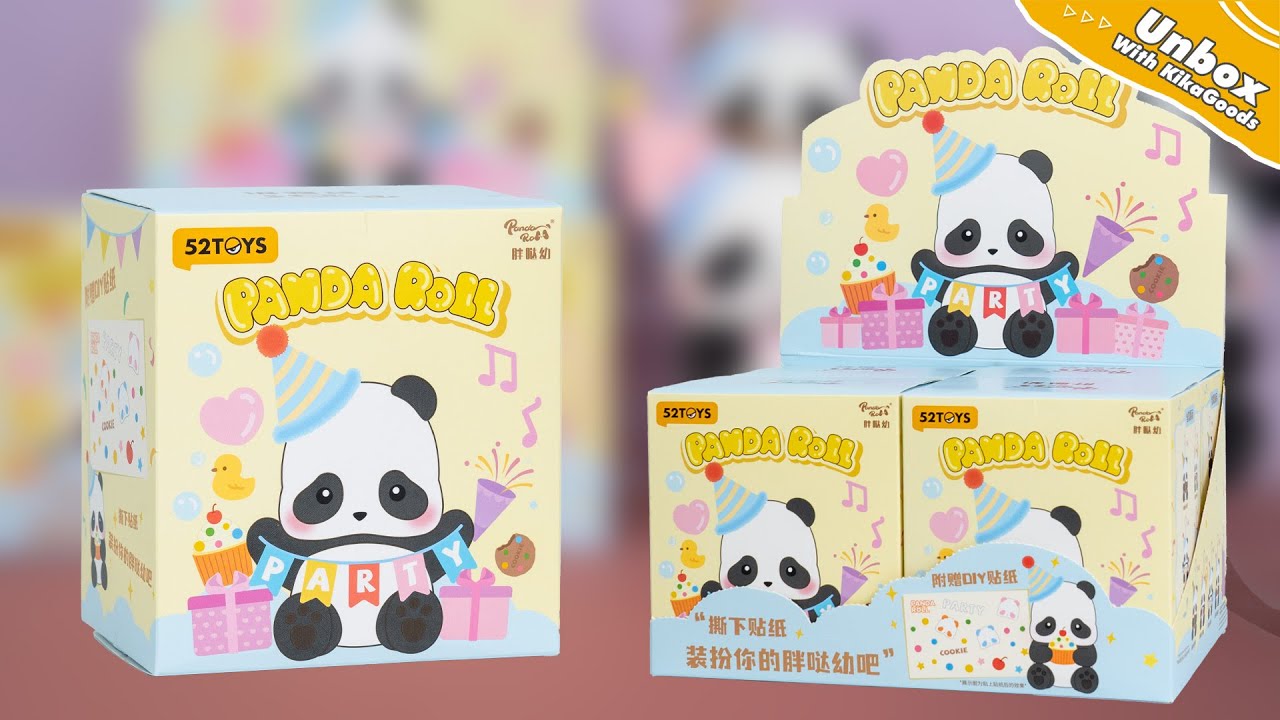 Unboxing Panda Roll Party Series Plush Blind Box #kikagoods #asmr #blindbox #figure #figurefun