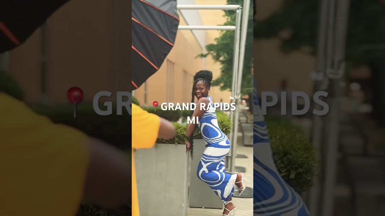 Photoshoot Downtown Grand Rapids Congo Girl