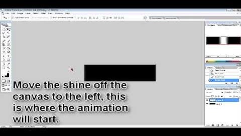 Photoshop Tutorial - Creating an Animated Shine Effect in 1 minute