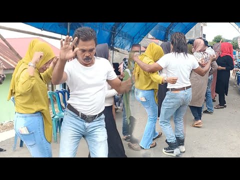 Ngeri!!! Dikira Preman || Ternyata Om Gondrong Kumis Tebal 👉King Joget Wakatobi  || Lagu Bugis