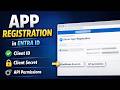 Create an App Registration in Microsoft Entra ID