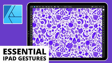 Affinity Designer iPad Gestures I Can