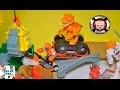 Battle of the Dragon Vs Dino!!! Transformers Rescue Bots Tonka Ripsaw Summit Jeep