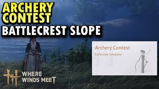 Archery Contest Battlecrest Slope - Where Winds Meet