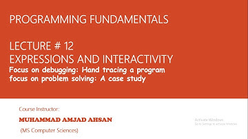 Programming fundamentals Lecture#12part1 for adp Riphah