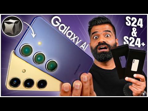 Samsung Galaxy S24 & S24+ Unboxing & First Look - Galaxy AI Powered Smartphones🔥🔥🔥