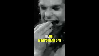 Famous Ozzy Osbourne BITES BAT ALIVE! Profile