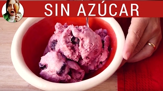 Cómo hacer helado SIN AZÚCAR // Receta de postres saludables - Paulina Cocina