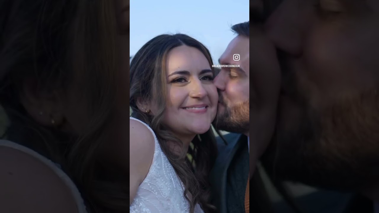 A real wedding at Hunters Hall Norfolk. By Blackbird Weddings UK