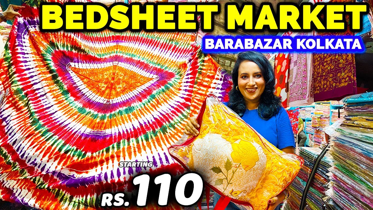 Barabazar Bedsheet Market | Bedsheet Wholesale Market in Kolkata | Cheapest Bedsheet Market Kolkata