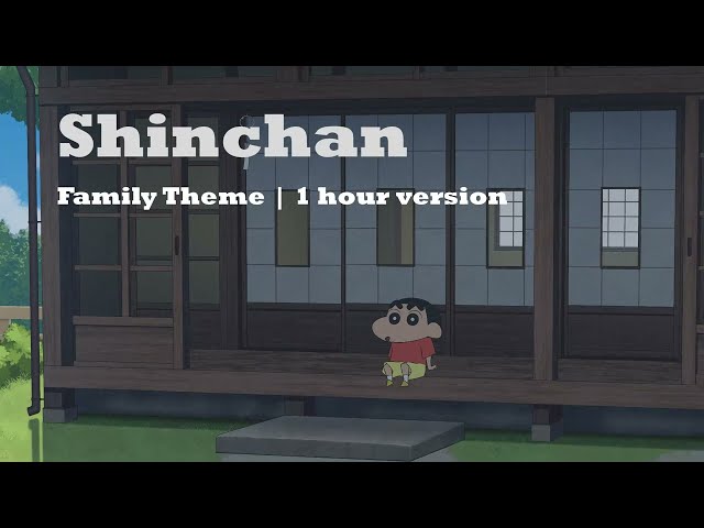 Shinchan Family Theme song | 1 hour | Lofi | Nostalgic | Relaxing | Vibes class=