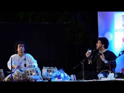 Mahesh Kale and Zakir Hussain at SwaarNaad Mumbai