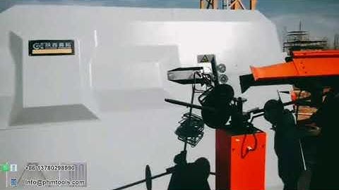 Phmtools newest stirrup bar bending machine can process various shapes of steel bars