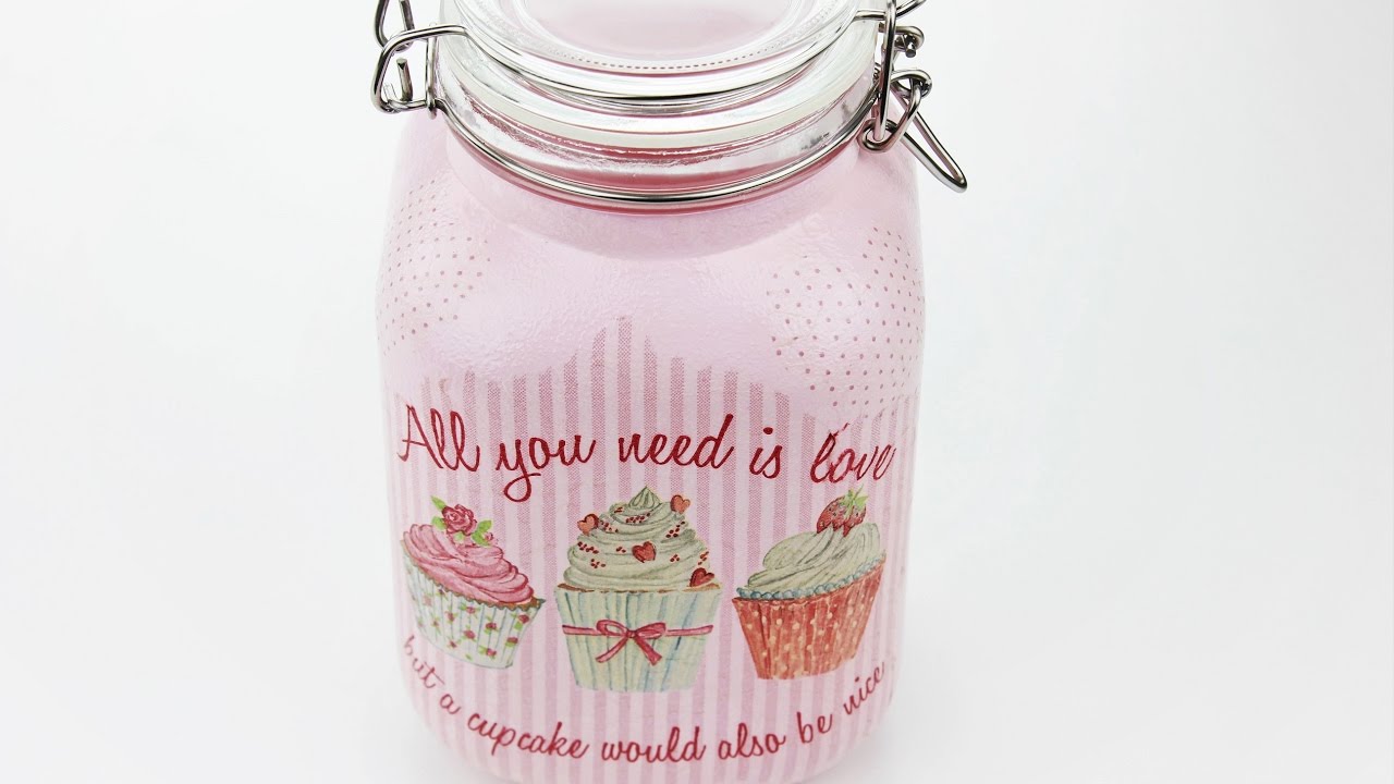 Painted DIY Decoupage glass jar, For Decoration, Shape: Bottle Shaped at Rs  600/piece in Mumbai