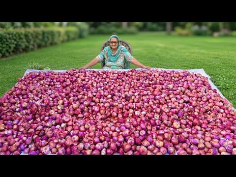 200Kg Onion Cooked By Granny 😲