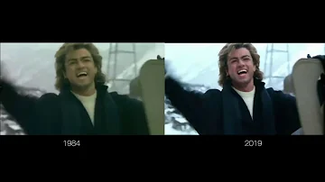 WHAM! Last Christmas 1984 vs 2019 (Old version vs Remastered 4K)