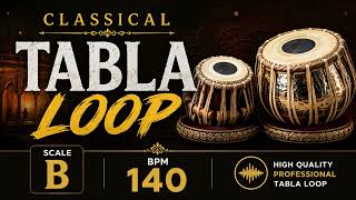 Teentaal | Tabla Loop | Scale B | BPM 140 | One Hour #teentaal #classicalmusic #riyaz #tritaal