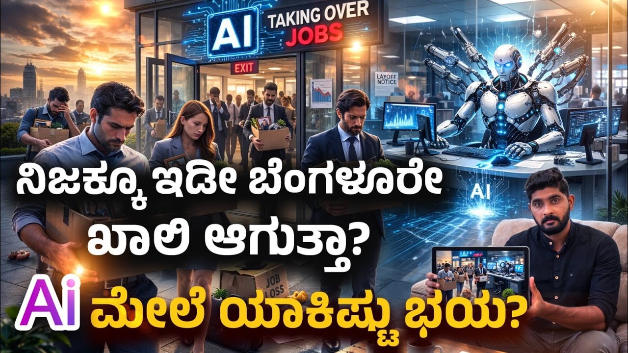 ನಿಜಕ್ಕೂ ಇಡೀ ಬೆಂಗಳೂರು ಖಾಲಿ ಆಗುತ್ತಾ? ಏನಿದು AI ಭಯ- Anthropic AI explained in kannada 