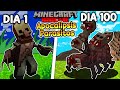 🐛Sobreviví 100 DÍAS en un APOCALIPSIS de PARASITOS en Minecraft HARDCORE!