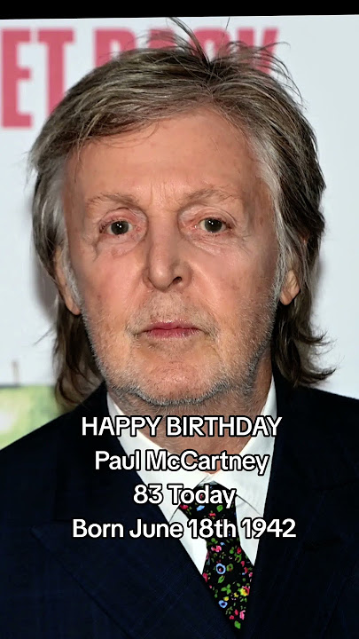 Paul McCartney Happy Birthday #news, #shorts, #onthisday,