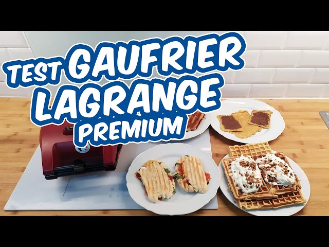 Gaufrier premium 3 jeux de plaques 019 642 bleu foncé Lagrange