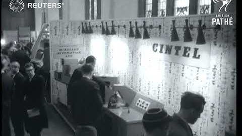 Manchester Electronics Exhibition gehouden in 1957 (1957)