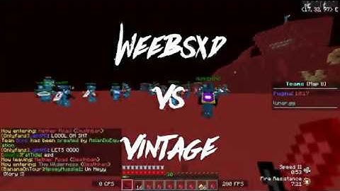 Making Vintage 3 DTR w/WeebsXD | Lunar Teams Map 8